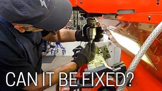 Fixing Big Chief n Jackie's Cracked 23 Degree Small Block Chevy Nitrous Head | Brand Racing Engines