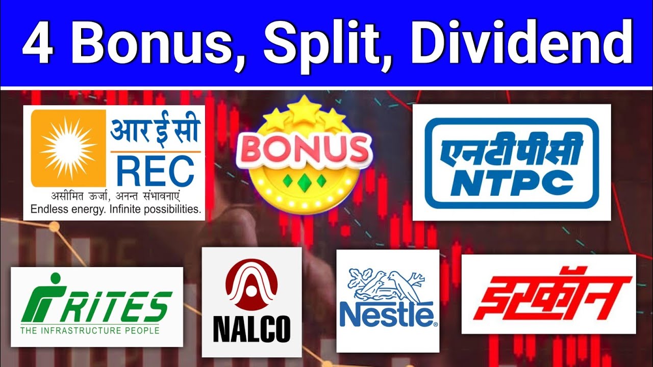 Bonus Split Dividend घोषणा! NTPC Share News, REC Share News, IRCON Share, nalco share, Nestle India
