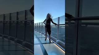 beautiful lady on a cruise ship #shorts #msc cruise #msc seascape