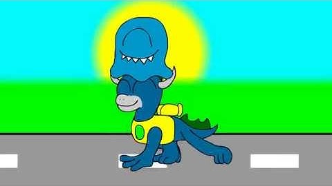 Zap and Tarclops stuck happily (Skylanders Flash Short)