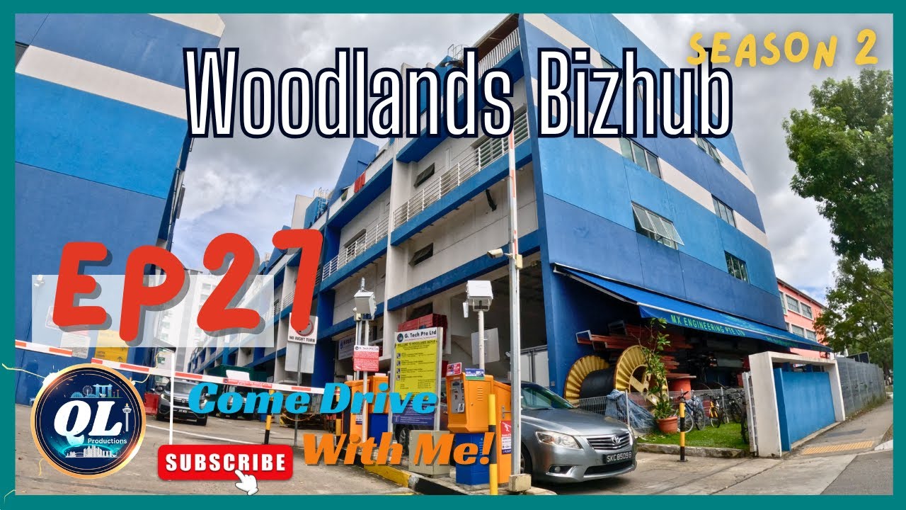 🇸🇬 Singapore Driving Tour: Driving to Woodlands Bizhub from Queensway [PIE-BKE-SLE] | CDWM S02 EP 27