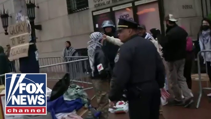 Arrests Made After Fiery Anti Israel Protests At Columbia University