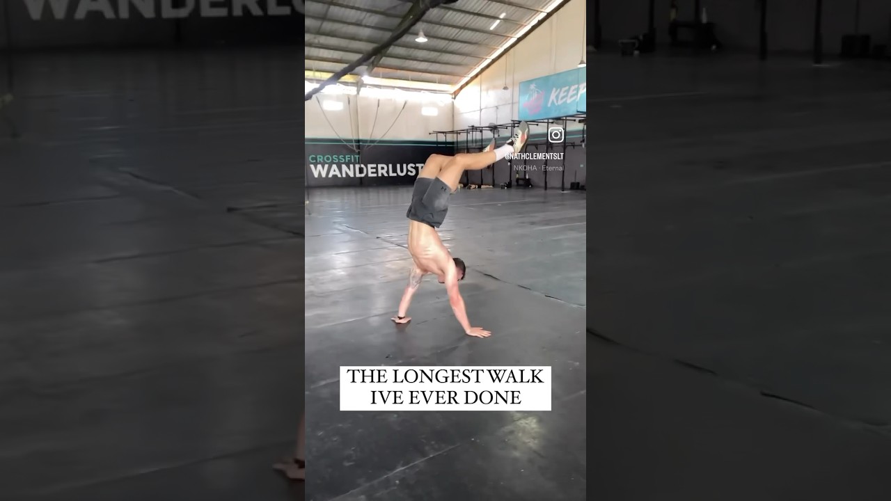 Longest handstand walk I’ve ever done! 
