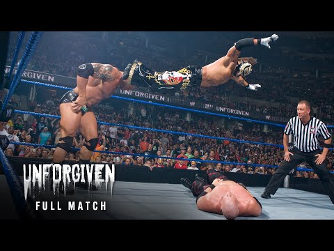 FULL MATCH World Heavyweight Championship Scramble Match Unforgiven 2008