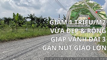 nhà đất phan hảo củ chi| giảm 1 triệu/m2, vừa đẹp và rộng| giáp vành đai 3 gần nút giao lớn vành đai