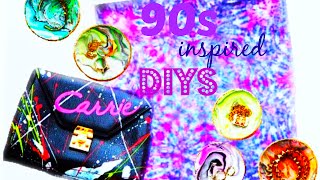 90S Inspired Diys Tapestry, Jewelry Holders, Purse, & More