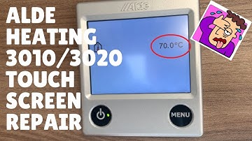 Alde Heating 3010/3020 Touch Screen Control Panel Repair - Showing 70 Degrees