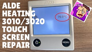Alde Heating 3010/3020 Touch Screen Control Panel Repair - Showing 70 Degrees