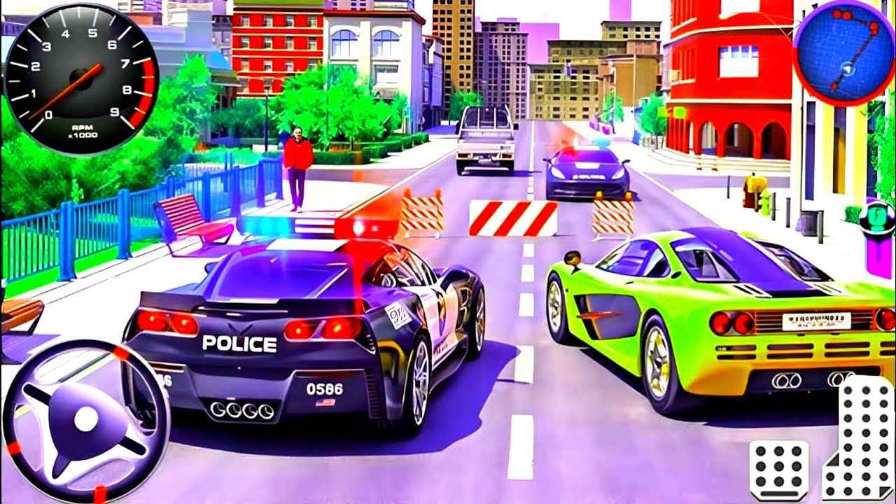 😱😱 Police Car Driving Chase Simulator 3D - 😱 Real Multi-Storey Cars Driver - Android GamePlay