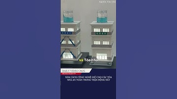 Xem cách công nghệ giữ cho các tòa nhà an toàn trong trận động đất #shorts