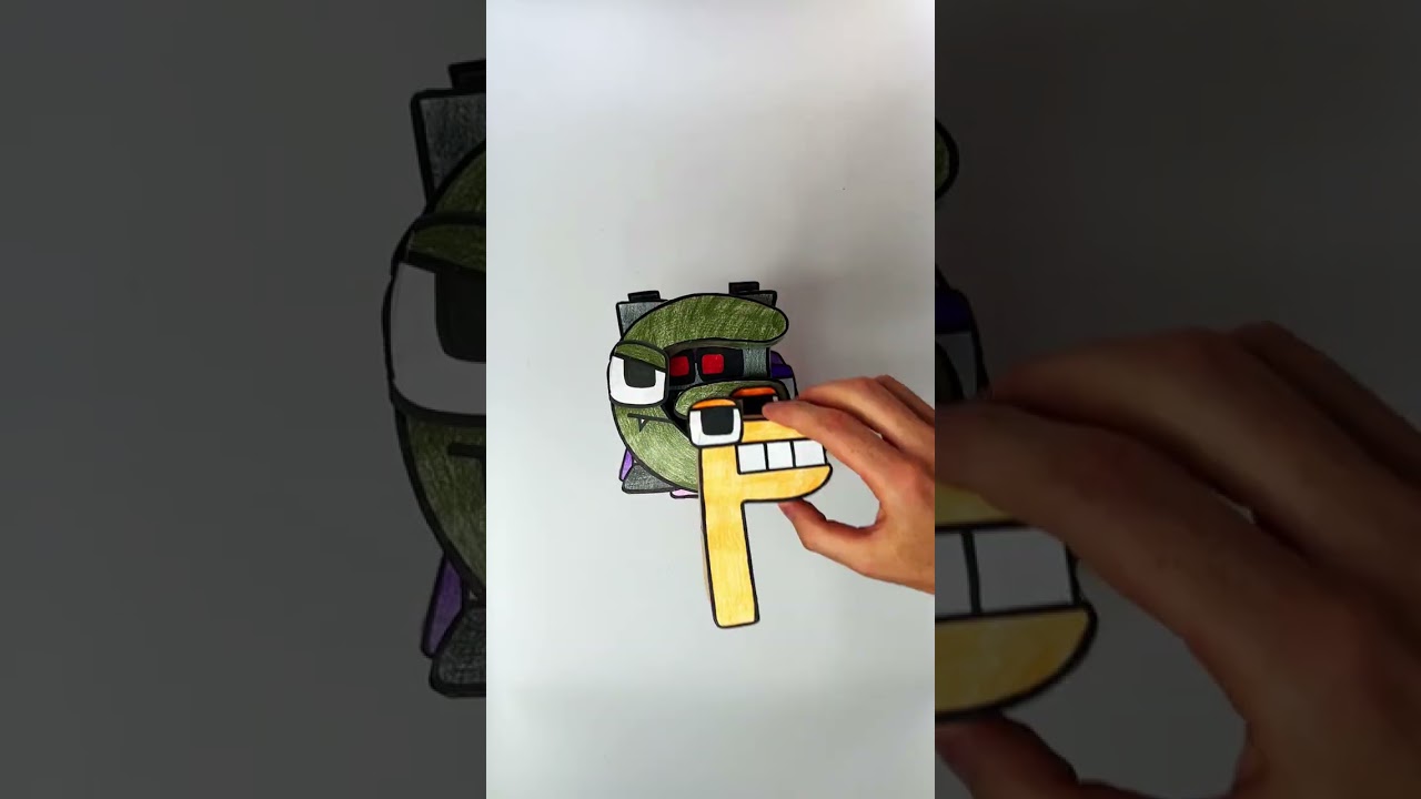 COOL REVERSE TOWER 💪 FILIPINO PAPER Alphabet Lore A - Q 