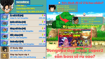 Ngọc Rồng Online - Siêu phẩm Songoku đẹp nhất Super2 săn Boss - Đệ tử mới có thật sự ngon?