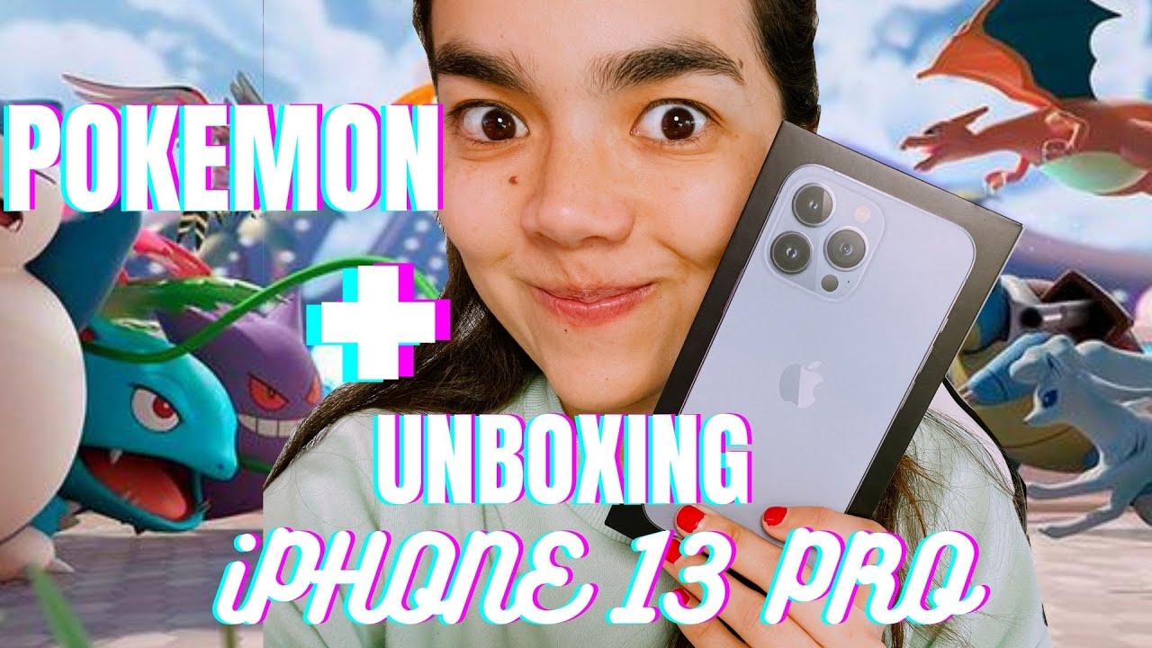 UNBOXING IPHONE 13 PRO / PRIMERA VEZ JUGANDO POKEMON UNITE