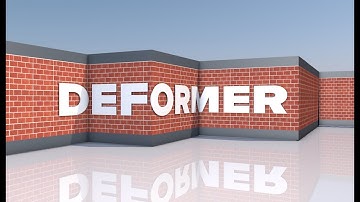Deform Text on Wall Surface in Cinema 4D Tutorial