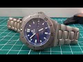 Tutima 6151-12 Seven Seas Titanium Signal Blue Automatic