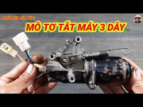Video Mô tơ tắt máy 3 dây và sơ đồ điện của nó! - youtube