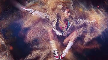 Dust Explosion Photoshop Action | Amazing Artistic Photoshop Actions Bundle | Artixty