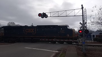 CSXT 757 Leads CSX Train E321 Through Little Mountain SC On The CN&L Subdivision