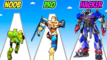 Clash of Autobots - NOOB vs PRO vs HACKER