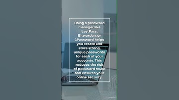 Tech Tip of the Day: Use a Password Manager for Enhanced Security