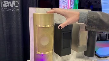 CEDIA 2019: Landscape Vibrations Showcases Wall Mount Speakers, Which Can Have a Light Added