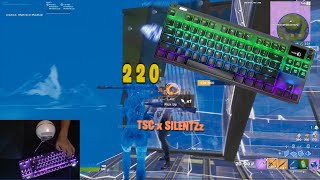 Steelseries Apex Pro ASMR Chill Keyboard Sounds (HANDCAM) - Fortnite 240fps