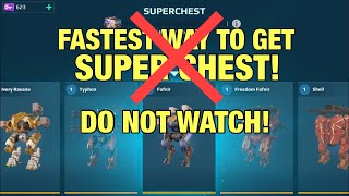 OUTDATED INFO! DO NOT WATCH! Fastest Way to Unlock Super Chest! War Robots Black Market Opening Tip