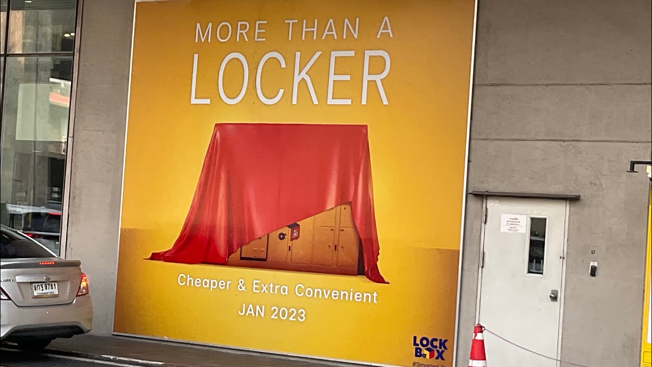 EP 557 ตู้ฝากของ (Lock Box) ให้เช่า ที่ Siam Paragon (16 April 2023) YouTube