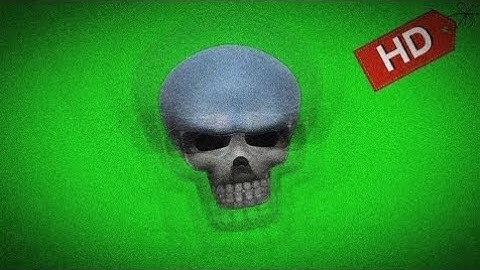 Skull face green screen template | skull face template