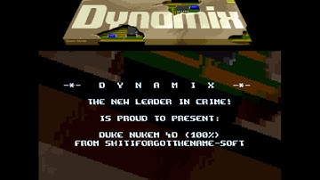 Dynamix & Superior Art Creations - Duke Nukem 4D Cracktro | MS-Dos 32k Cracktro