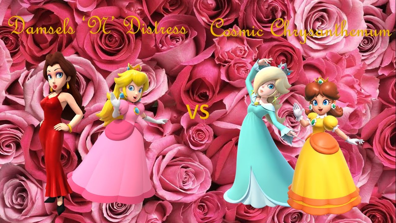 Mario Tennis Aces - Pauline and Peach vs Daisy and Rosalina