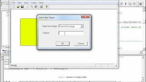 Windows Programming using Visual C++ | Shapes Example Part 2 | VC++ Video Tutorial