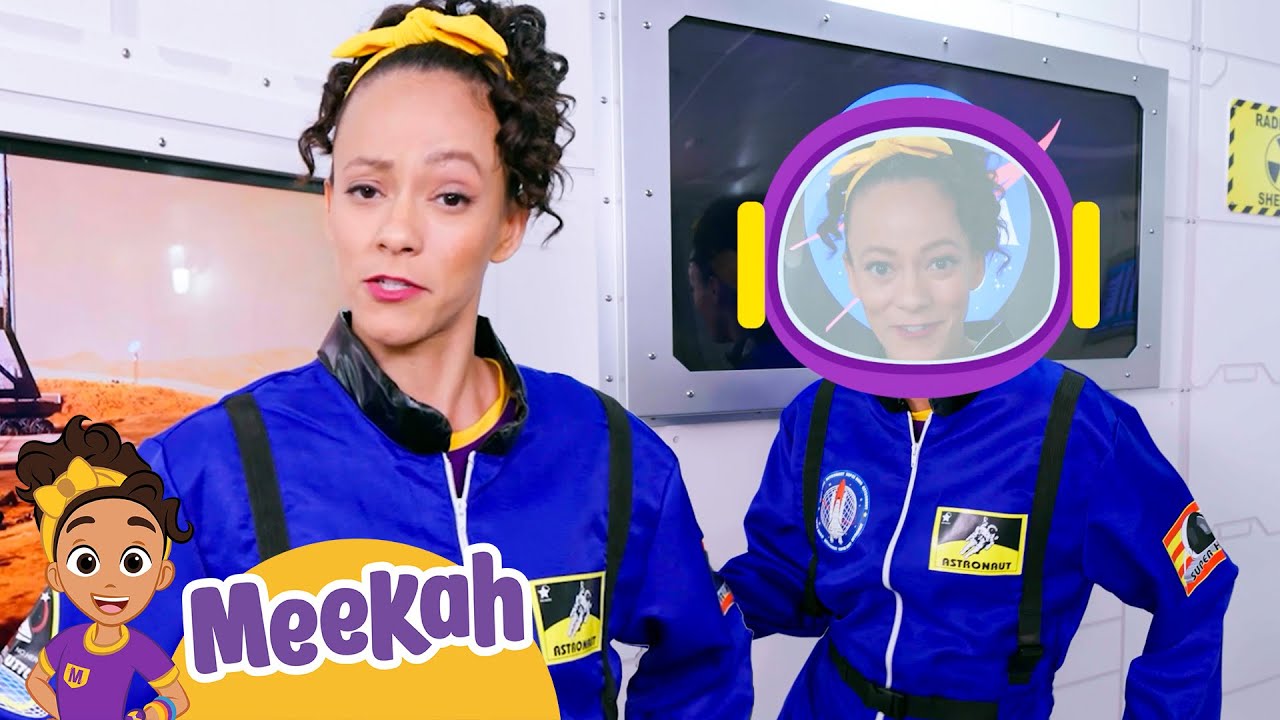 Astronaut Meekah goes to space ! | Learning & Science | Educational Videos for Kids