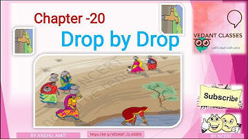 Drop by drop हिंदी में  chapter 20 class 3rd ncert evs