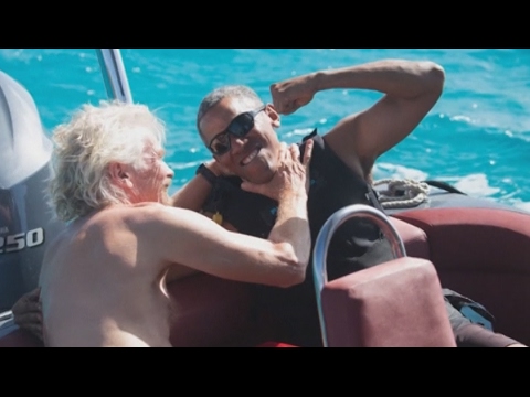 Видео: Фотографии Обамы с отпуска на Британских Виргинских островах