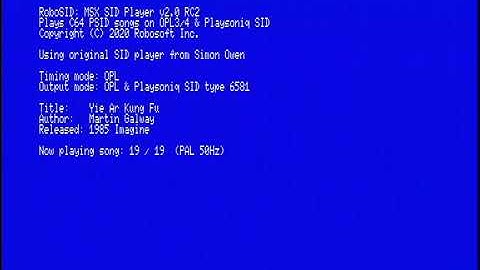 MSX Turbo-R FS-A1st RoboSID plays C64 SID on Moonsound and Playsoniq