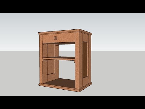 Progetto in legno comodino prima parte youtube Comodini legno fai da te