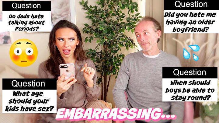 ASKING MY DAD QUESTIONS YOU'RE TOO SCARED TO ASK YOUR PARENTS...