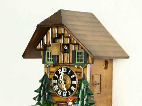 Cuckoo Clock 1920's Carved Antique Signed Germany #26569