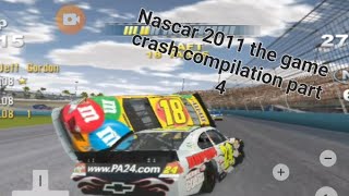 Nascar 2011 the game (wii) crash compilation part 4