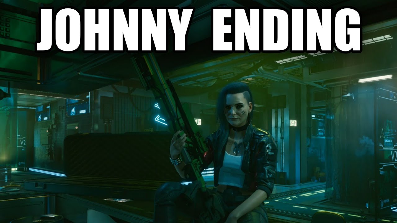 Johnny Ending - Cyberpunk 2077 Walkthrough [2K] - YouTube