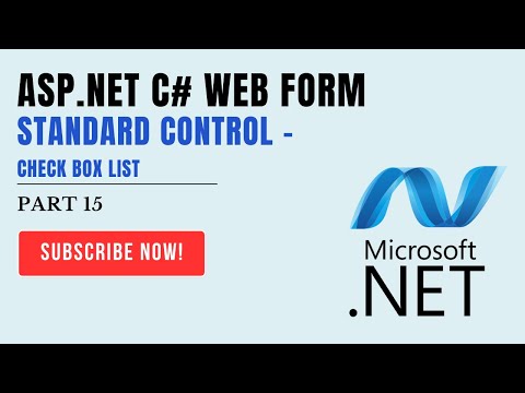 #15 CheckBoxList - ASP.NET C# WEB FORM- Control | #ITHW | #ASPNET