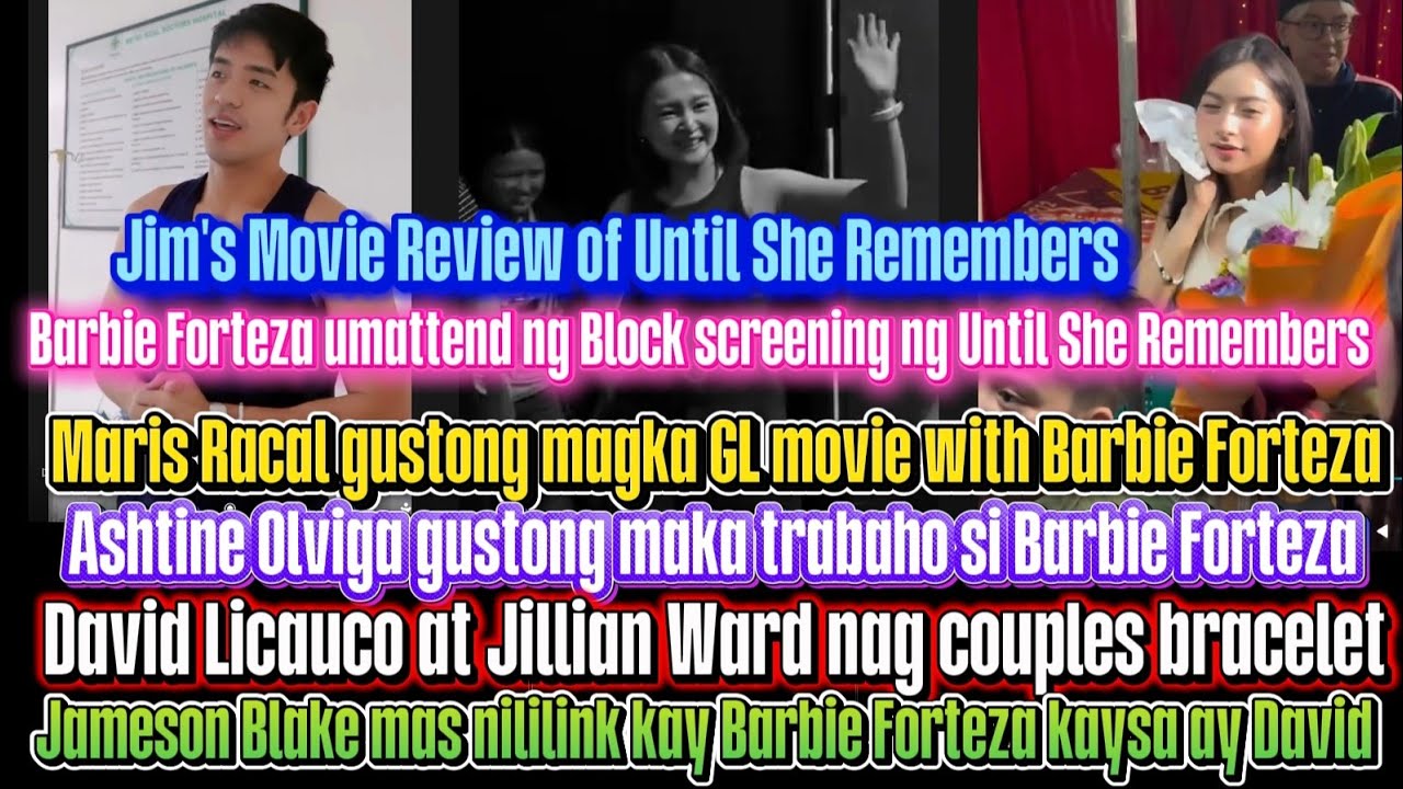 Barbie Forteza attends Barbienatics block screening of Until She Remembers today 🎬🎟️