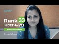 Rank 6500 to Rank 33 (INICET July’21): Dr. Jeevika Reddy, Marrow Plan C user talks about her journey