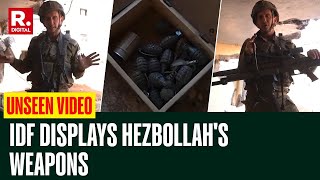 IDF Unveils Hezbollah's Arsenal: Sniper Rifles, Night Vision, Mines & More in Lebanon