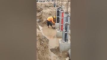 Technical Install stump column formwork to casting concrete