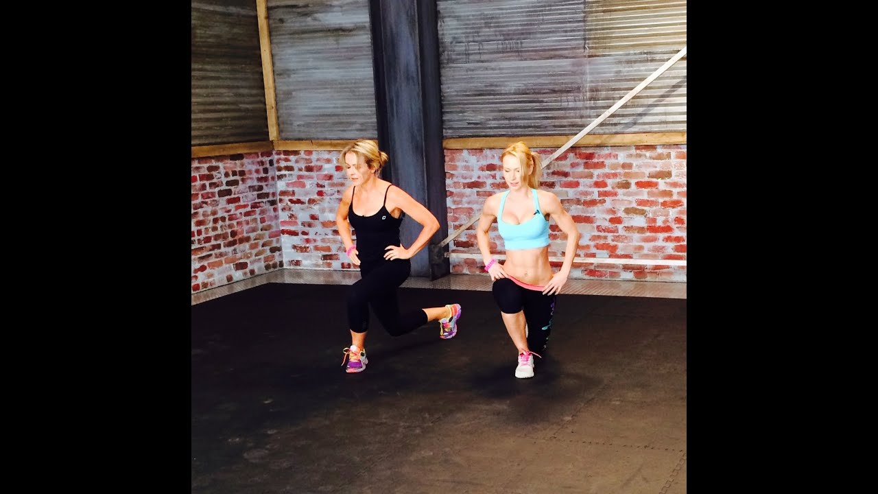 Workout with Lorna Jane and Zuzka Light