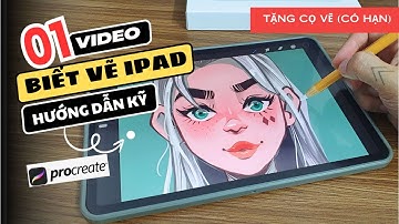 [1h] Học vẽ Procreate trên IPAD cơ bản cho người mới 2025 - #limzimart