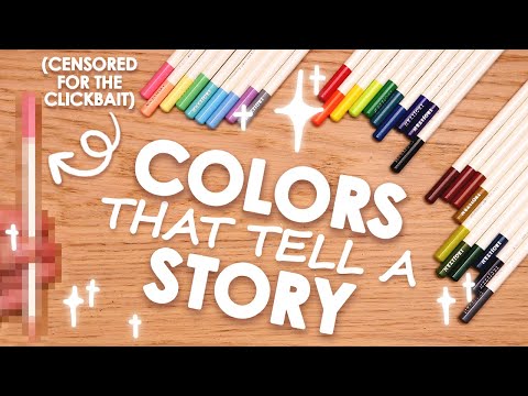 3 Vibes, 3 Drawings, 1 Story - Color Pencil Challenge