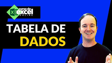 Como usar Tabela de Dados no Excel
